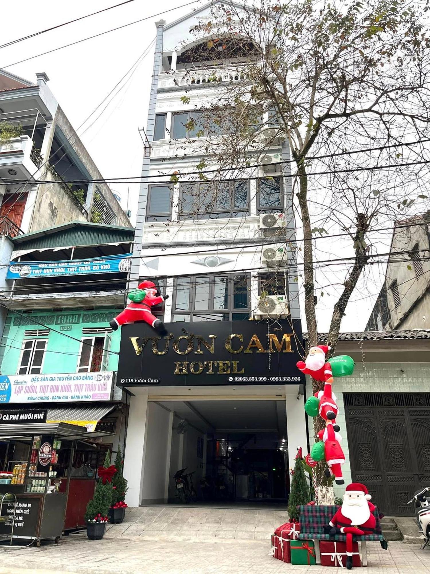 Vuon Cam Hotel Cao Bang Exterior foto